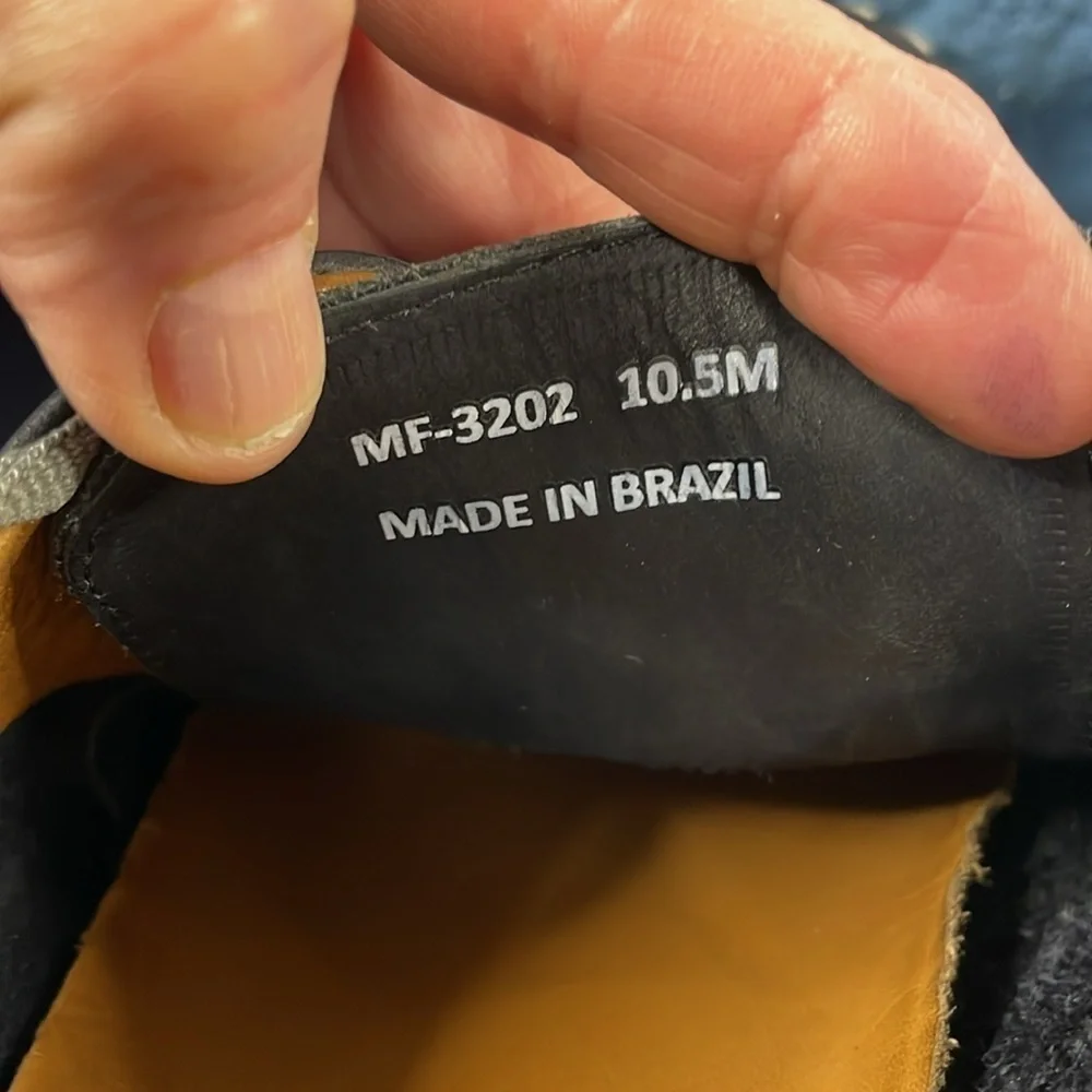 Mercanti Fiorentini Navy Blue Suede Nubuck Oxfords Made in Brazil